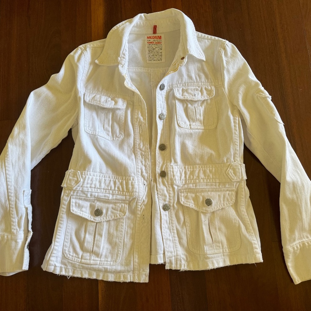 White Jean Jacket